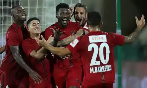 Asamoah Gyans late winner hands NEUFC win over Odisha FC