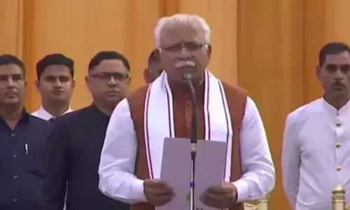 Khattar takes oath as Haryana CM for second term