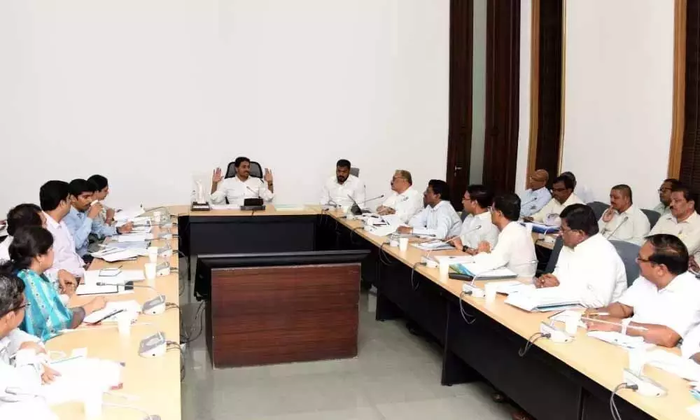 All reservoirs should be filled soon: Jagan Mohan Reddy directs officials at a review meeting on irrigation department