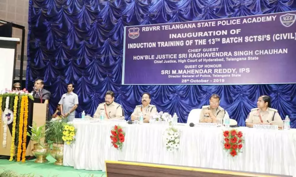 Hyderabad: Telangana High Court Chief Justice inaugurates induction training of new SCT SIs (Civil) batch