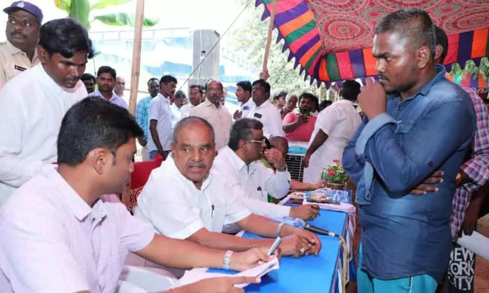 Chittoor: Deputy Chief Minister K Narayana Swamy assures house sites to all poor
