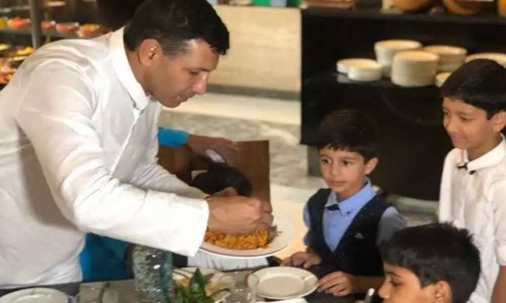 MP Minister hosts 5-star lunch for kids
