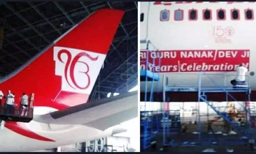 Air India puts Sikh symbol on its jet, may trigger row