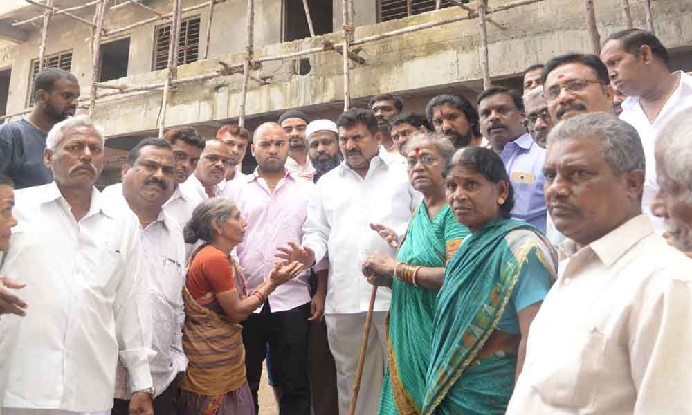 Muta Gopal inspects 2BHK houses