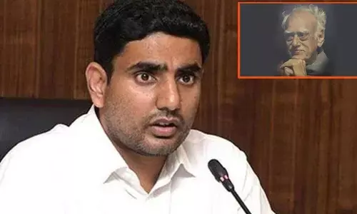 Former minister Nara Lokesh expressed grief over Senior Journalist Raghavacharis demise