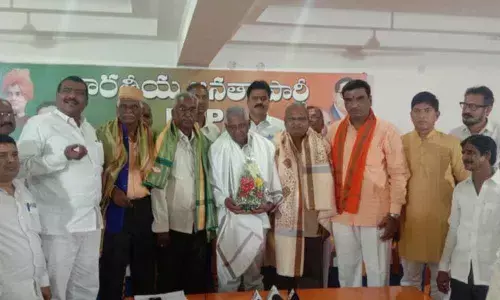Bhupathi Rao new convener of Retired Employees Union in Nizamabad