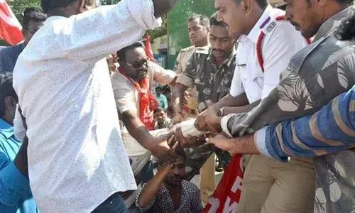 Suicide sparks protests