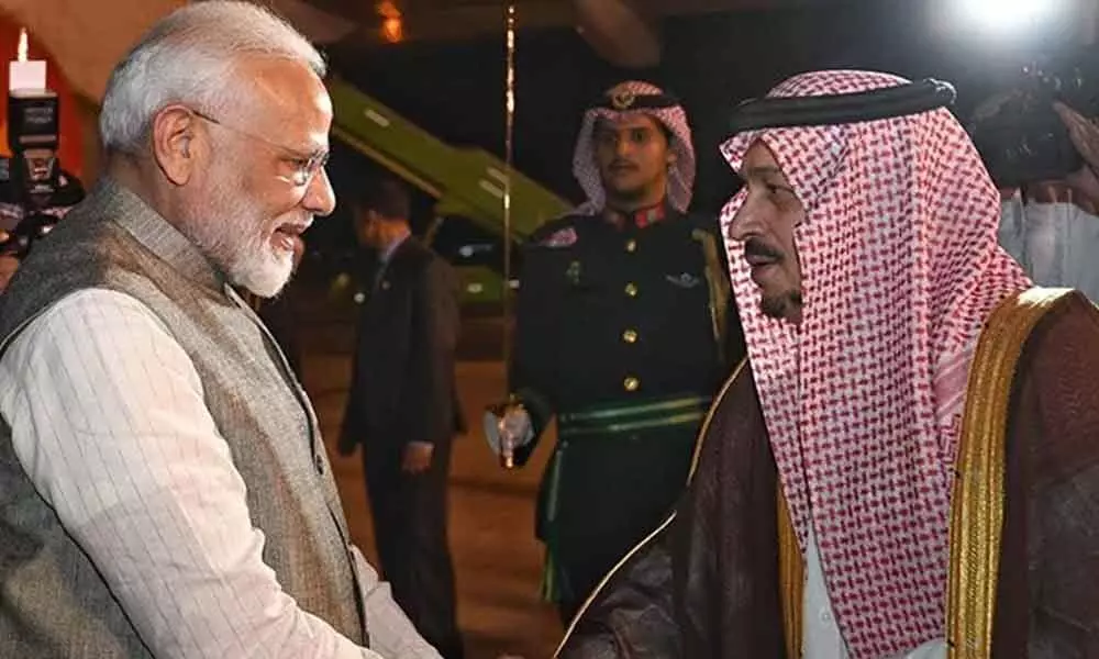 PM Modi To Meet the Crown Prince of Saudi Arabia In Riyadh Today
