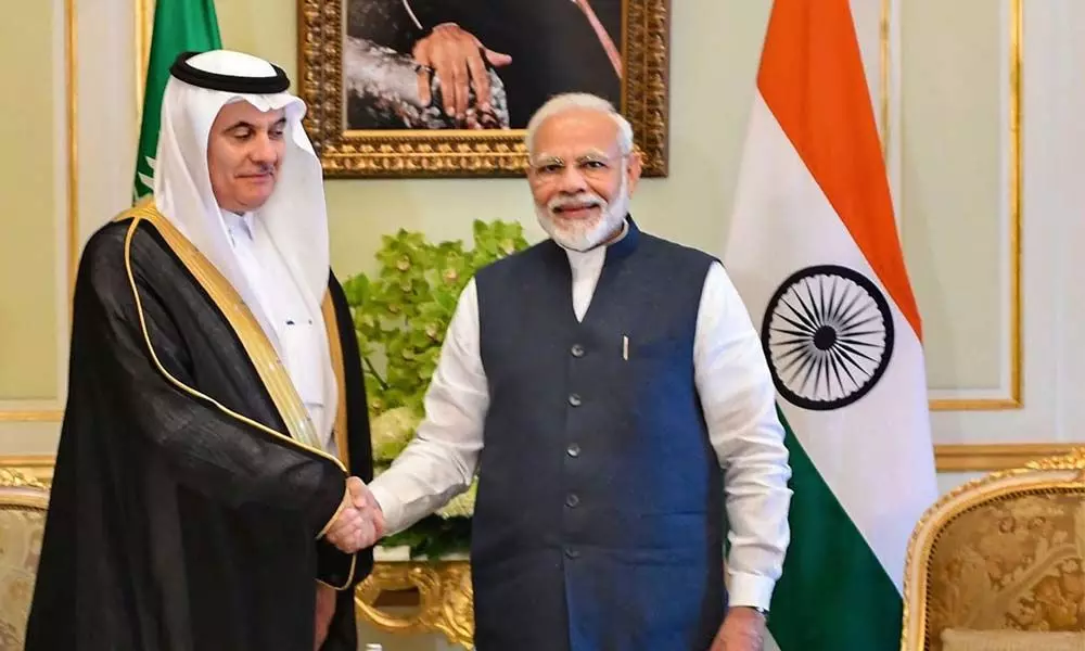 PM Modi meets Saudi Arabias environment and labour ministers
