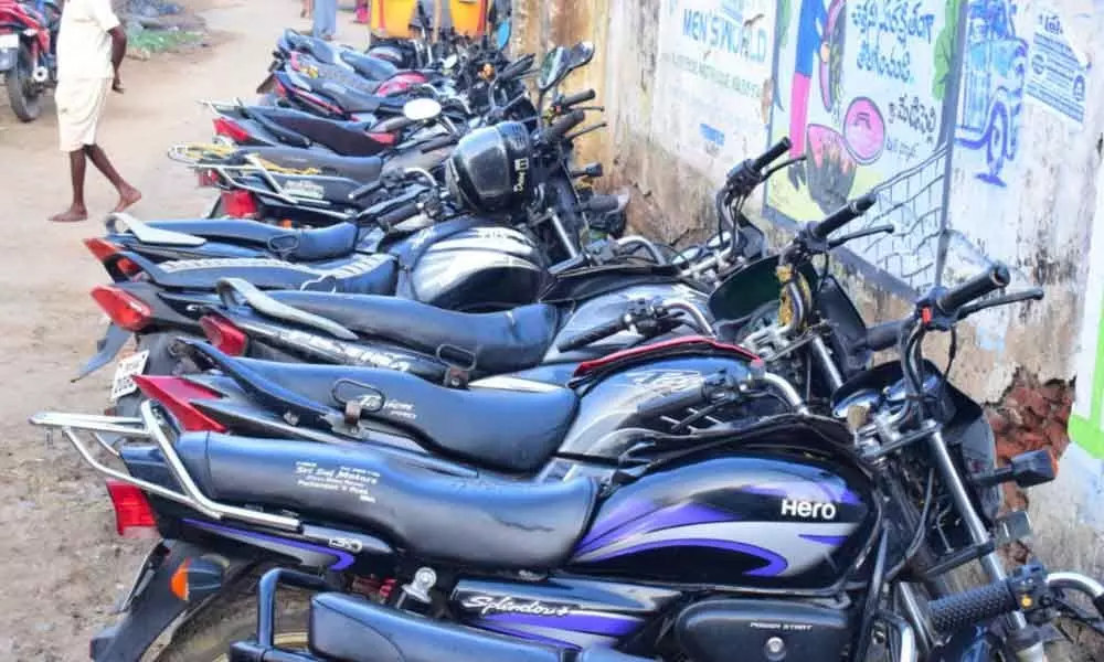 Nirmal: 96 two-wheelers seized during cordon & search