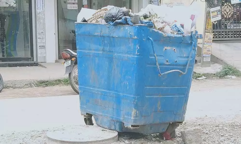 Removal of garbage neglected