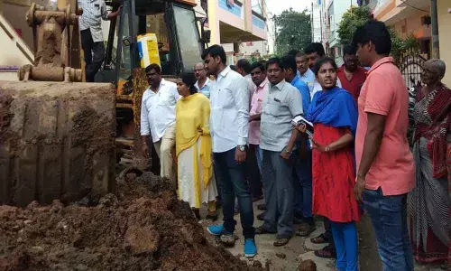 Corporator Gandam Jyotsna assures basic amenities to residents
