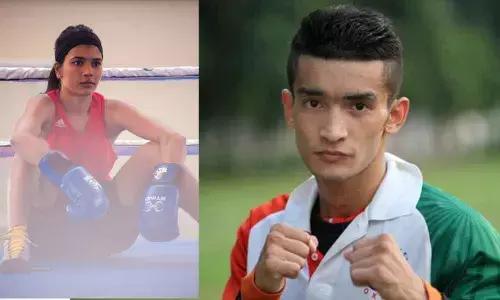 Zareen of Telangana, Thapa, five others reach semis