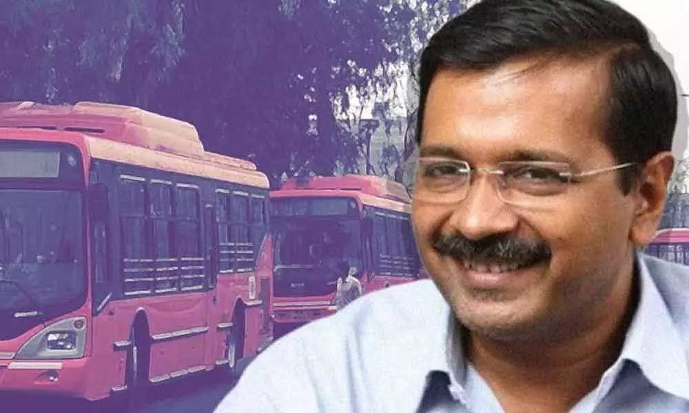 Kejriwals Bhai Dooj Gift : Free ride for women on Delhi transport buses