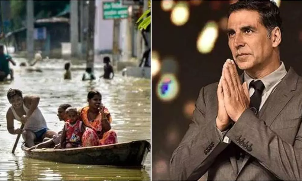 Akshay Kumar lends his support to the flood victims