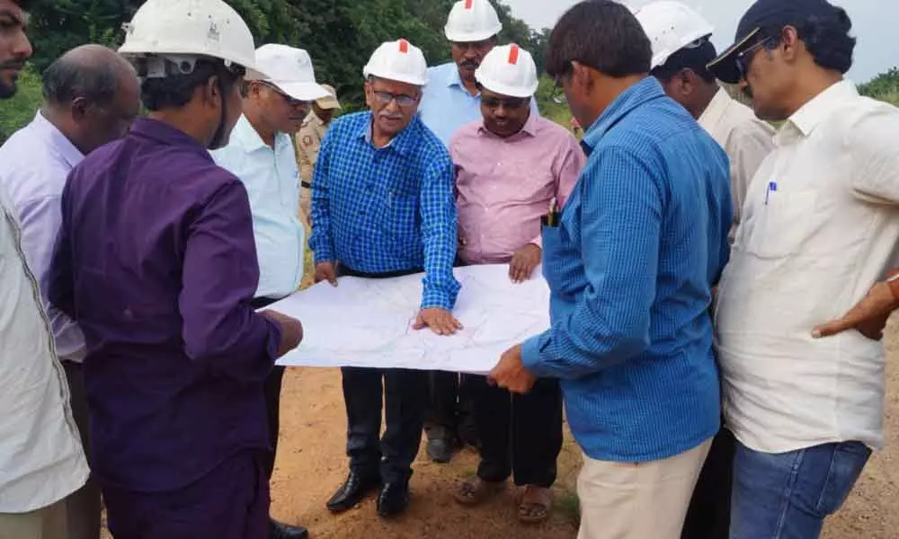 SCCL Director inspects works at Kothagudem opencast mine