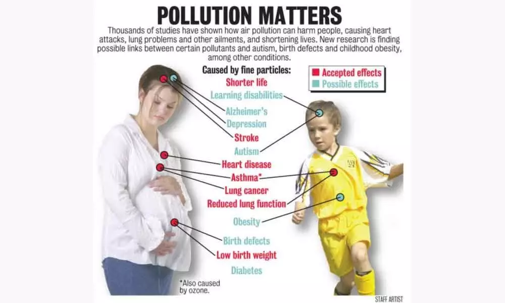 Prenatal pollution exposure linked to reduced heart stress response