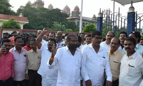 Telangana RTC Strike: Employees all set to hold Sakala Janula Samarberi meeting in the afternoon