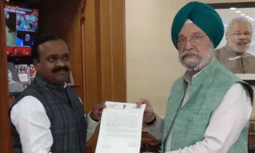 Balashowry requests union to operate an international flight from Vijayawada