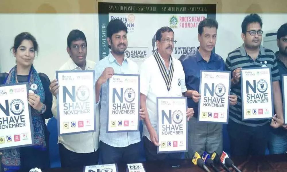 No Shave November for awareness on cancer in Vijayawada