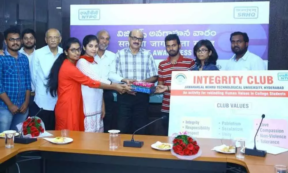 NTPC gesture to Integrity Clubs