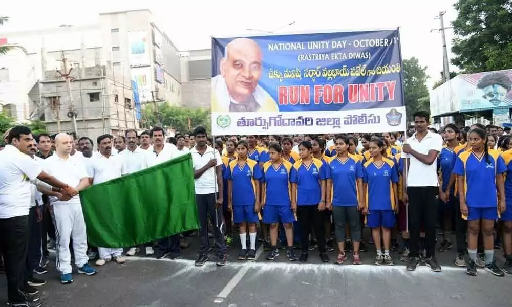 SP flags off Run for Unity in Kakinada