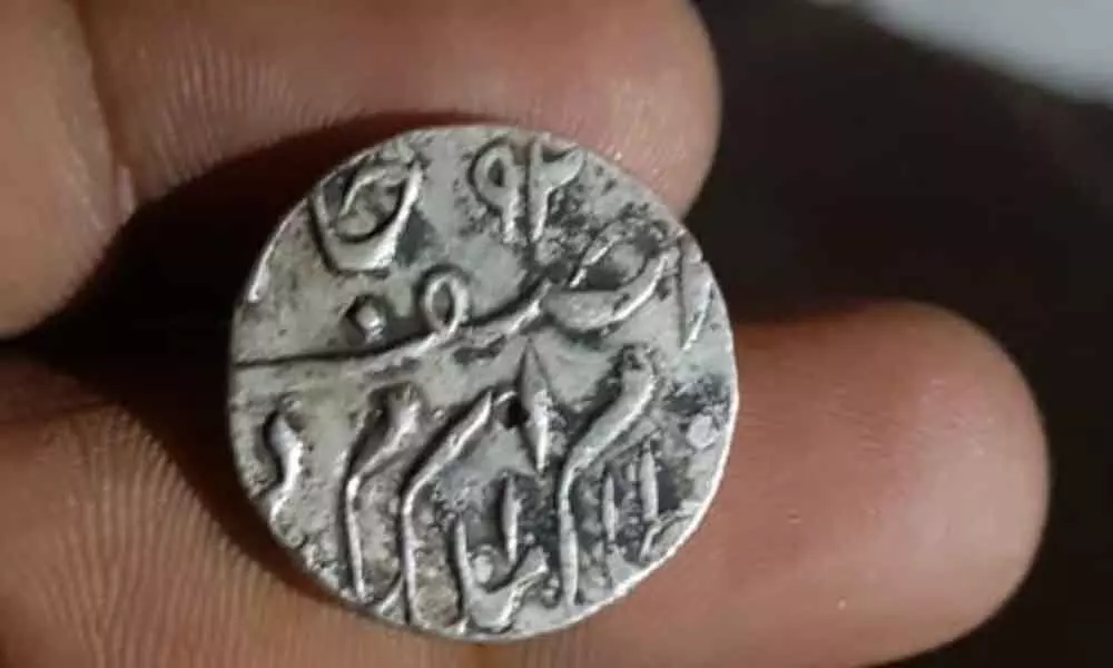 Ancient silver coins found in old house