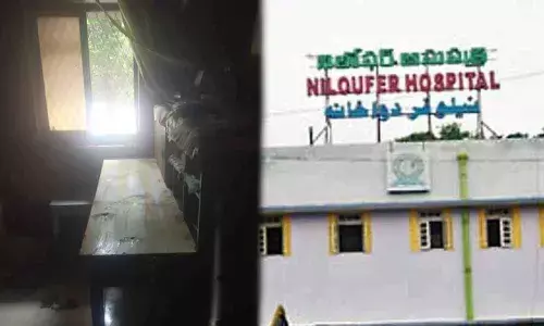 Tube light blasts in Niloufer Hospitals old building, no casualties reported