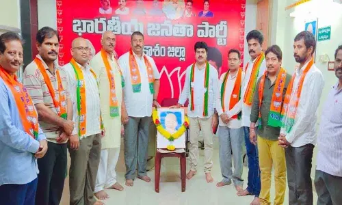 BJP pays rich tributes to Sardar Vallabhbhai Patel in Ongole