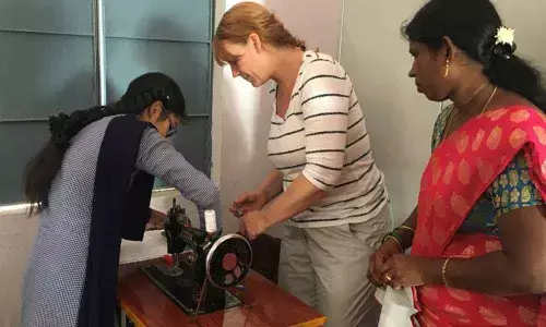 ZPHS girls taught to make reusable sanitary napkins