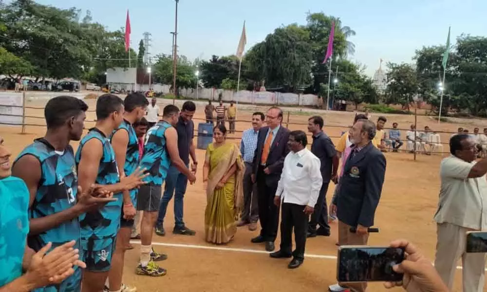 Nayeemuddin Volleyball Tournament begins in Mahbubnagar