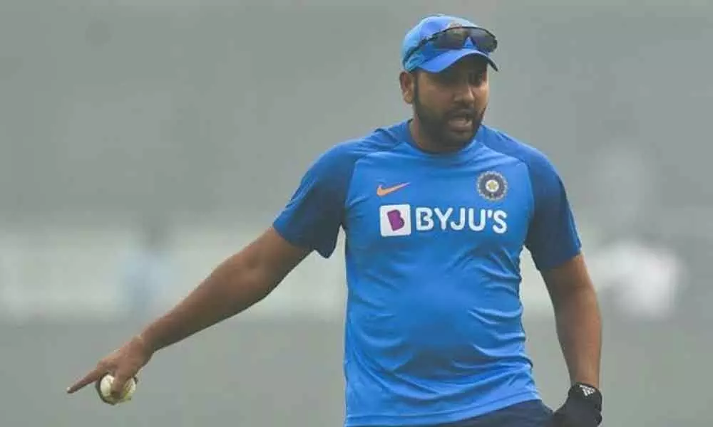 Rohit survives injury scare, available for first T20 International