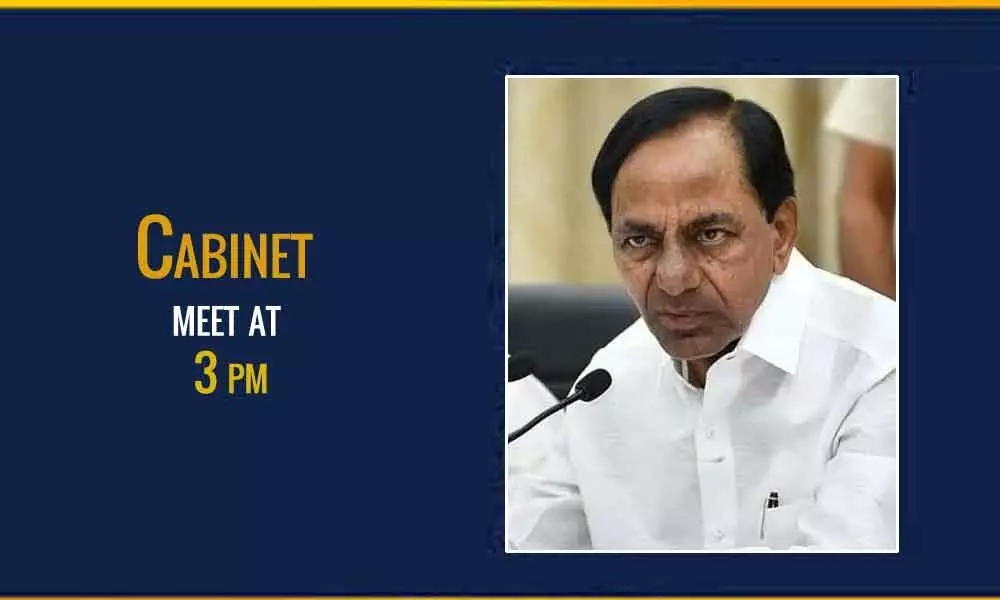 Hyderabad: Telangana cabinet to meet today at 3 pm