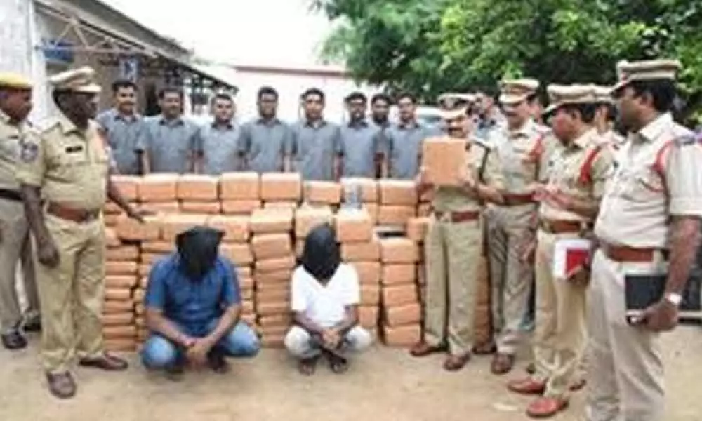 320 kg ganja seized in Warangal