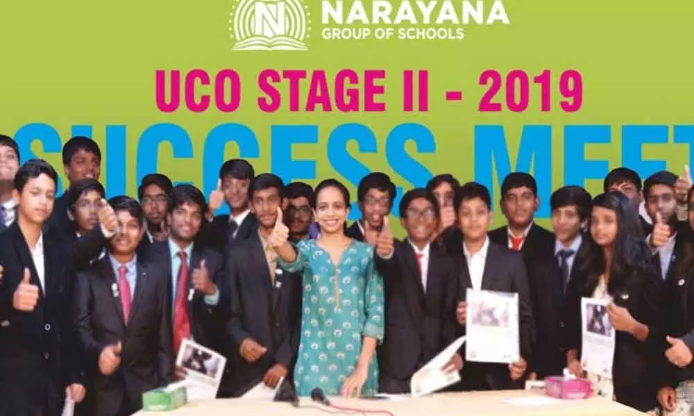 Narayana Schools emerge as national topper in UCO - 2019