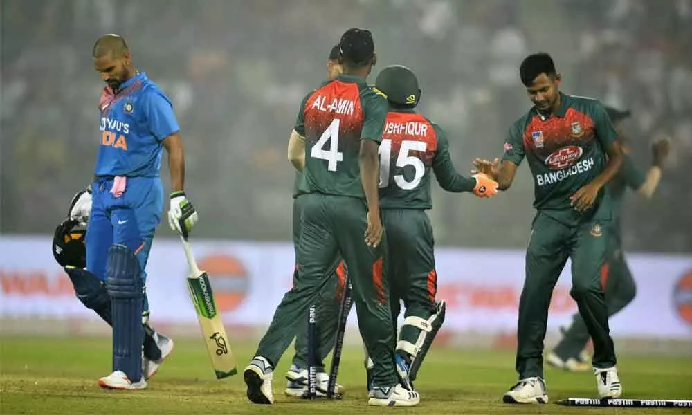 Bangladesh beat India for first time in T20