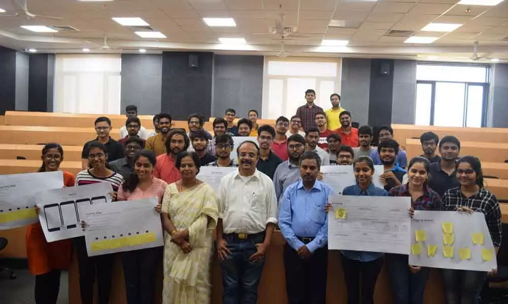 Workshop on ideation and prototyping held at Sri City