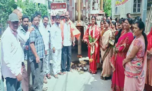 Borewell works begin at Tarnaka