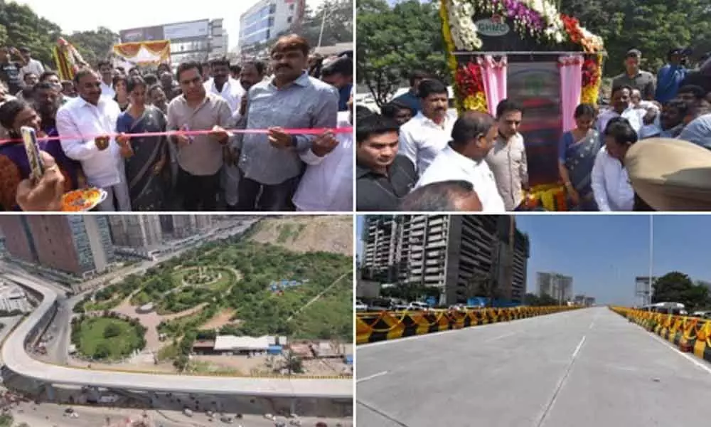 Flyover at Biodiversity junction inaugurated in Hyderabad