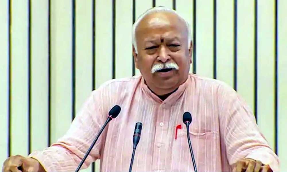 Month after jab, RSS chief Bhagwat tests Covid positive