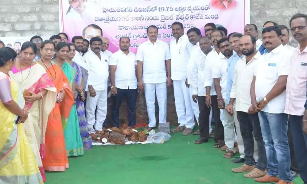 Devireddy Sudheer Reddy launches several development works