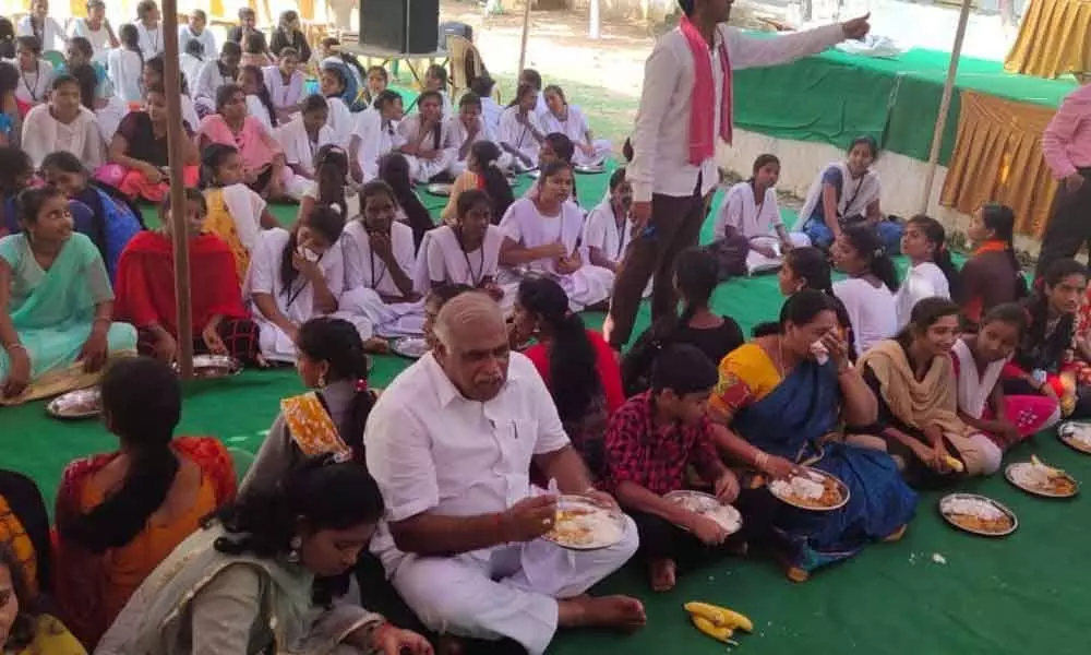 Midday meals in every government college in Sirpur constituency: MLA Koneru Konappa