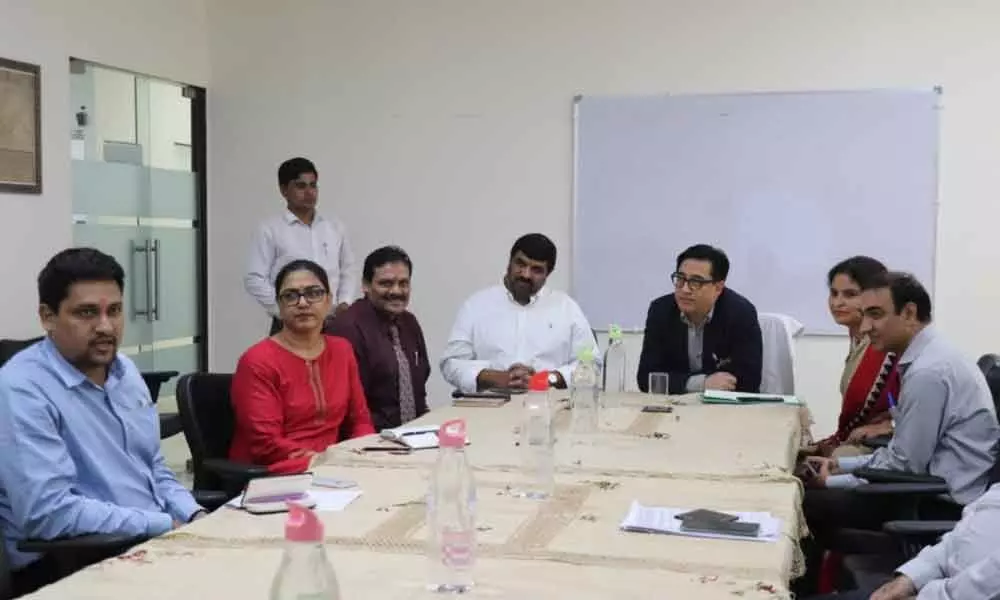 APSSDC team visits skill varsity in Haryana