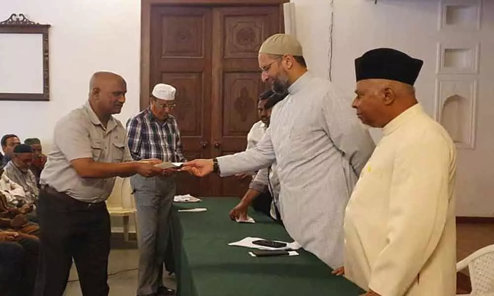 MP Asaduddin Owaisi pays exam fees for poor students