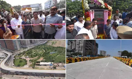 Flyover at Biodiversity junction inaugurated in Hyderabad