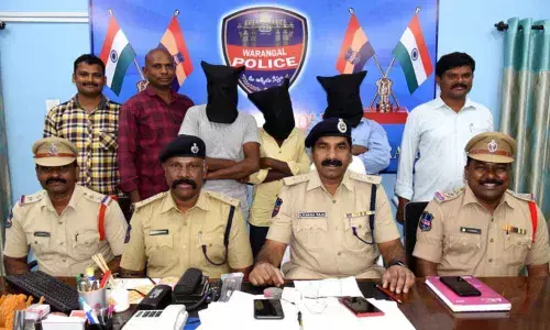 3 held, booty worth 4 lakh seized in Warangal