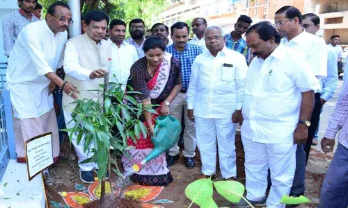 TS Finance Commission conducts Haritha Haram