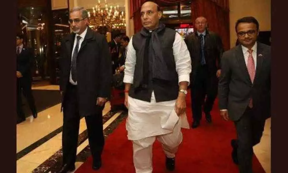 Rajnath Singh arrives in Moscow to boost defence cooperation with Russia