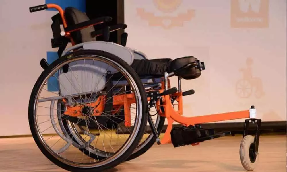 Countrys first indigenously designed standing wheelchair rolled out