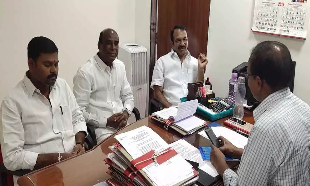 MLA D Sudhir Reddy vows to develop water body